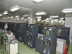 石英晶體振蕩器自動(dòng)檢測(cè)車間